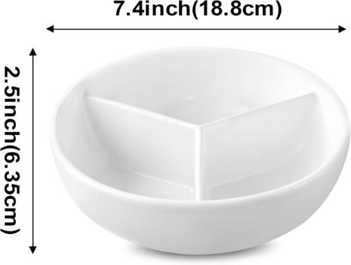 Divided Serving Dish for Cereal, Snacks & Meals