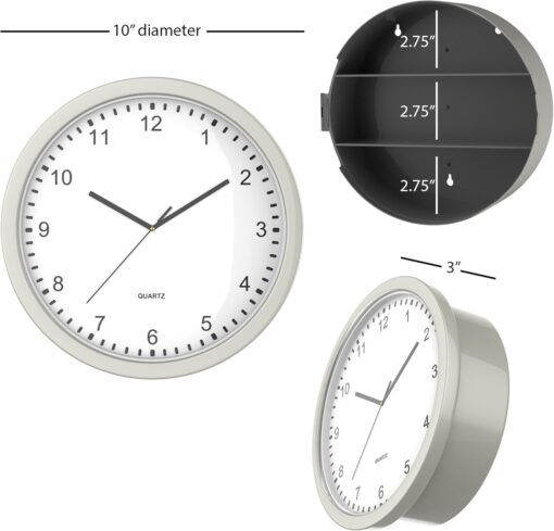 Clock with Hidden Shelf - Image 3