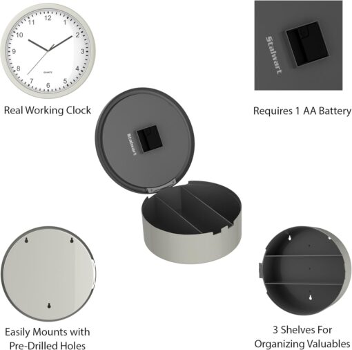 Clock with Hidden Shelf - Image 2