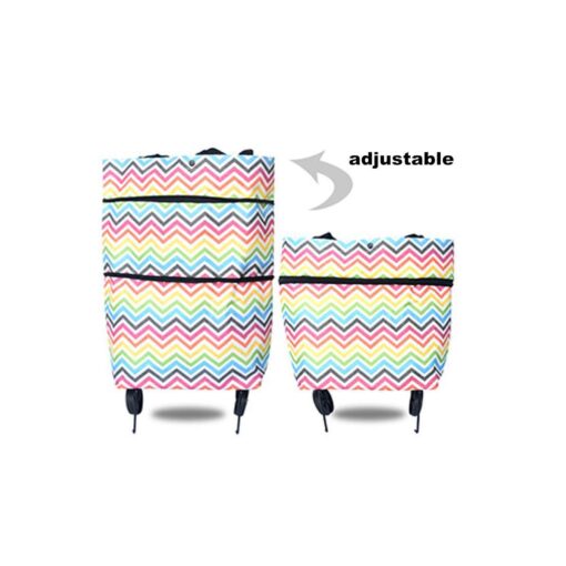 2-in-1 Rolling Shopping Bag - Image 2