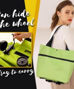2-in-1 Rolling Shopping Bag