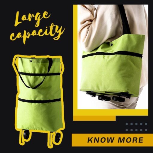 2-in-1 Rolling Shopping Bag - Image 8