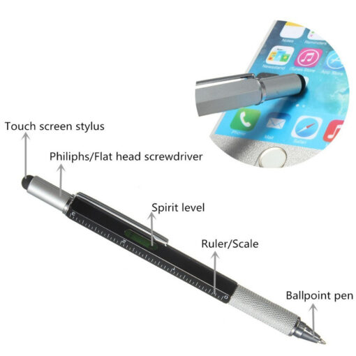 6 in 1 Touch Screen Stylus pen Ballpoint Pen - Image 4