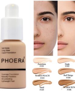Explosive Press Type Oil Control Natural Color Matte Concealer Foundation Cream