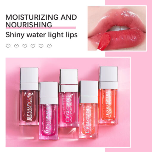 Ibcccndc Lip Gloss Lipstick Moisturizing And Nourishing Lip Lacquer Transparent Toot Lip Gloss - Image 3