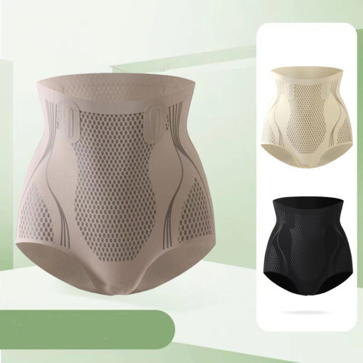Liquid Spandex High Waist Belly Contracting And Hip Lifting Pants - Image 3