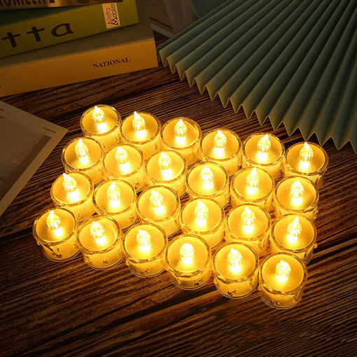 Led Lights Electronic Candle Lighted Tea Wax Home Decor Candles Lamp - Image 6