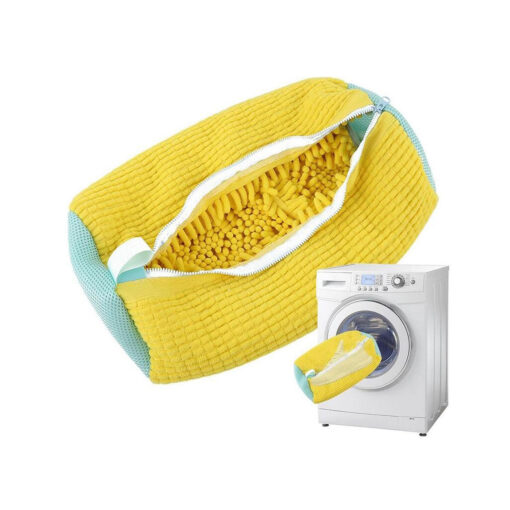 Shoes Laundry Bag Shoe Wash Bag For Washing Machine Reusable Zipper Shoe Washing Bag Sneaker Tennis Shoe Cleaner Kit Remove Dirt - Image 4