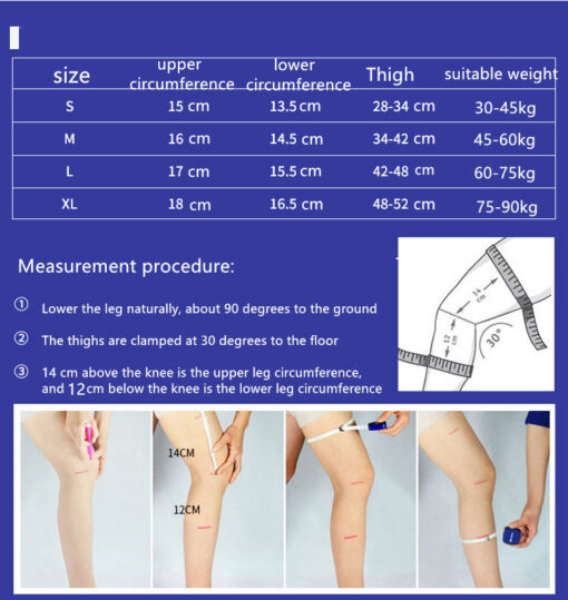 Sports Running Fitness Protection Knee Pads Brace Strap - Image 3