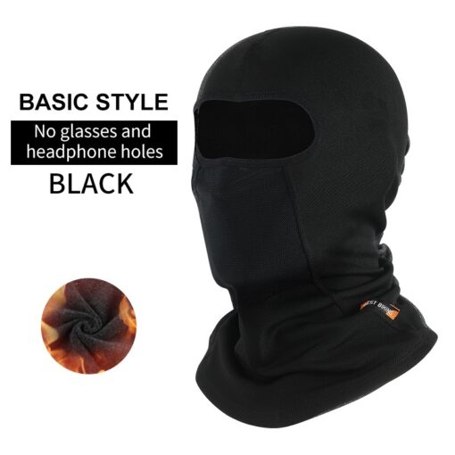Ski Fleece With Glasses Hole Motorcycle Headgear Bicycle Mask - Image 7