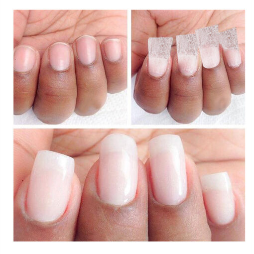Nail Extension Fiber Set Nail Extension Gel Repair Liquid Paper-free Support Sheet - Image 8