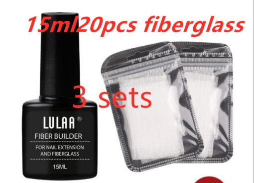 Nail Extension Fiber Set Nail Extension Gel Repair Liquid Paper-free Support Sheet - Image 4