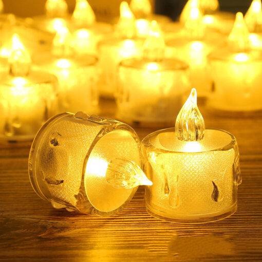 Led Lights Electronic Candle Lighted Tea Wax Home Decor Candles Lamp - Image 2