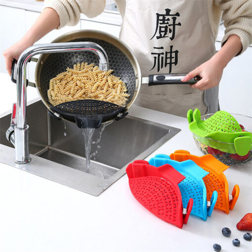 Silicone Pot Side Strainer - Image 4