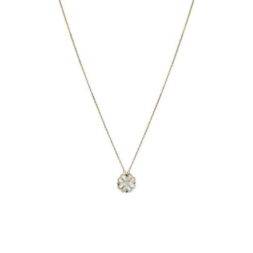 Retro Magnetic Folding Heart Shaped Four Leaf Clover Pendant Necklace Women Love Clavicle Chain Gifts Openable Choker Jewelry - Image 8