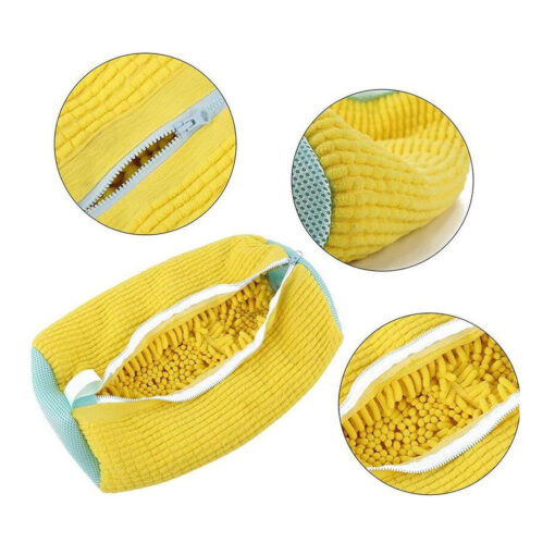 Shoes Laundry Bag Shoe Wash Bag For Washing Machine Reusable Zipper Shoe Washing Bag Sneaker Tennis Shoe Cleaner Kit Remove Dirt - Image 7