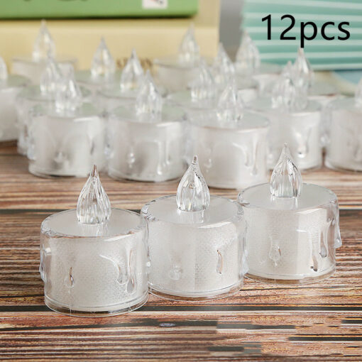 Led Lights Electronic Candle Lighted Tea Wax Home Decor Candles Lamp - Image 4