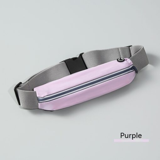 Men's And Women's Outdoor Sports Waist Bag Gym Bag Waterproof Storage Bag Sports Bag Invisible Ultra-thin Mini Small Waist Bag - Image 2