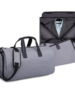 Large-capacity travel bag portable cylinder folding suit bag