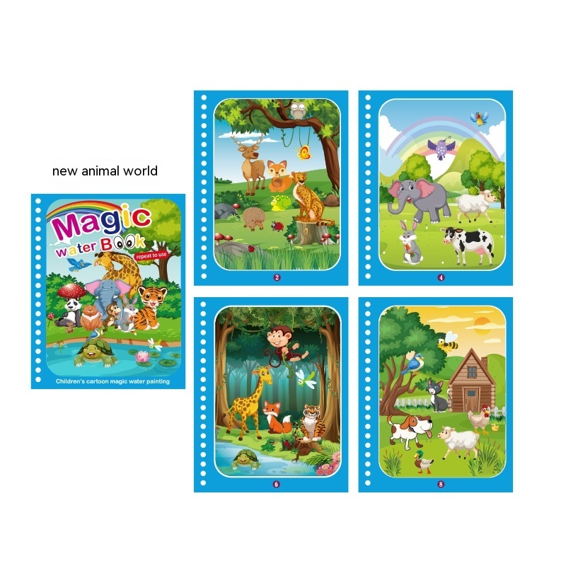 Children's Diy Magic Water Picture Book - Image 4