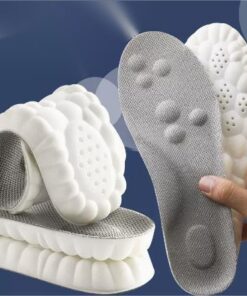 Soft Super Sports Shock Absorption Sweat-absorbent Sockliner With Massage Function