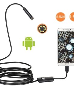 Lens Endoscope HD 480P USB OTG Snake Endoscope Waterproof Inspection Pipe Camera