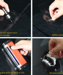 Automobile glass repair tool front windshield