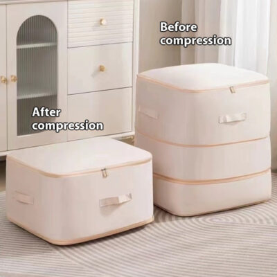 Quilt Vacuum Compression Storage Bag Household Organizer