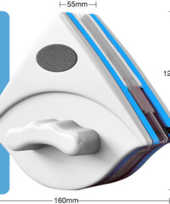 Double-Sided Magnetic Triangular Glass Wiper