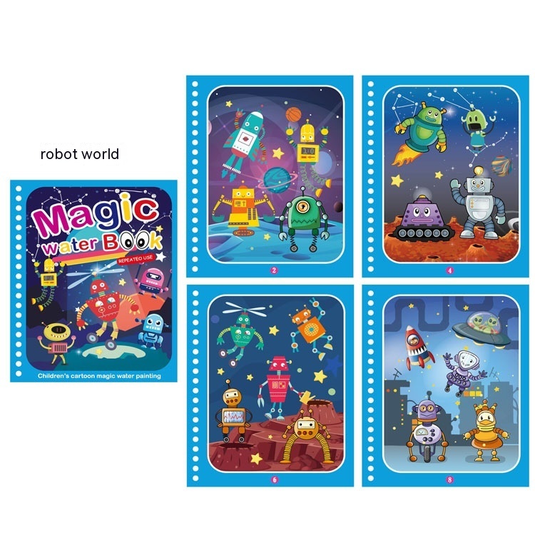 Children's Diy Magic Water Picture Book - Image 8
